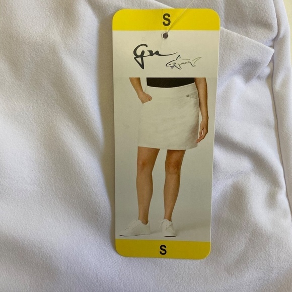 Greg Norman Ladies’ Skort/Skirt, Pull-On, White, Small, NWT - Picture 4 of 14